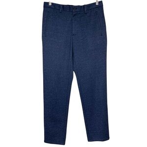 Zara Men's Navy Blue Chino Pants Sz 30 Stretch Twill Modern Hipsters Trousers